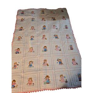 SOLD*******NOT FOR SALE Kitty Cat Square Patchwork Bunny